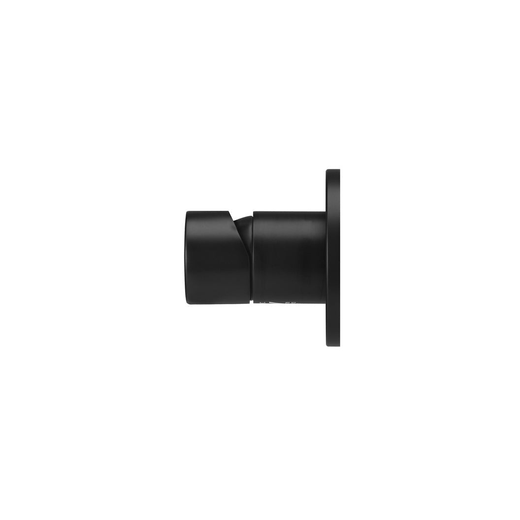 Round Wall Mixer Pinless Handle Finish Kit - angled product view