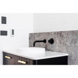 Round Wall Mixer Pinless Handle Finish Kit - Matte Black