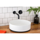 Round Wall Mixer Pinless Handle Finish Kit - Matte Black