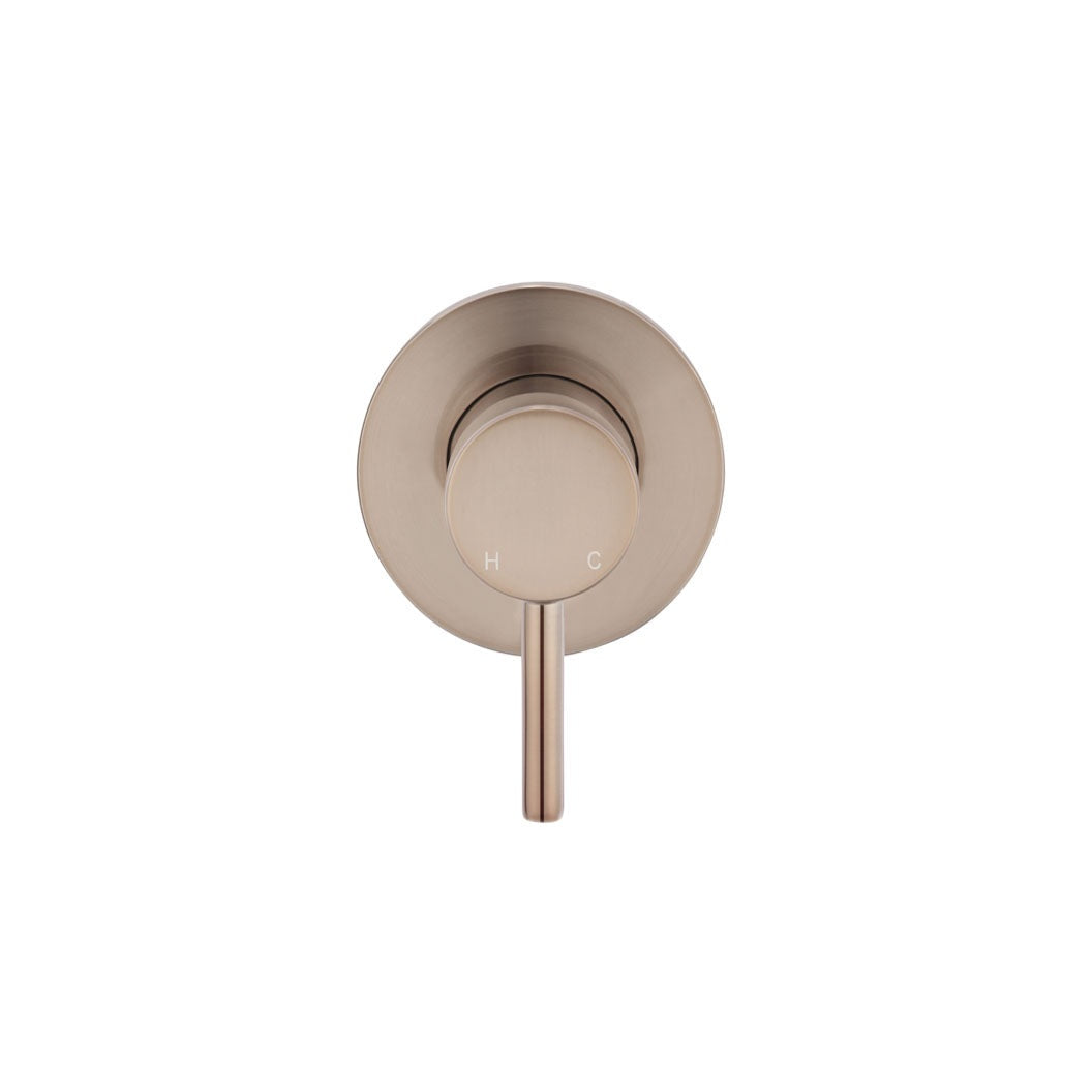 Round Wall Mixer Short Pin-lever Finish Kit - Champagne
