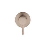 Round Wall Mixer Short Pin-lever Finish Kit - Champagne
