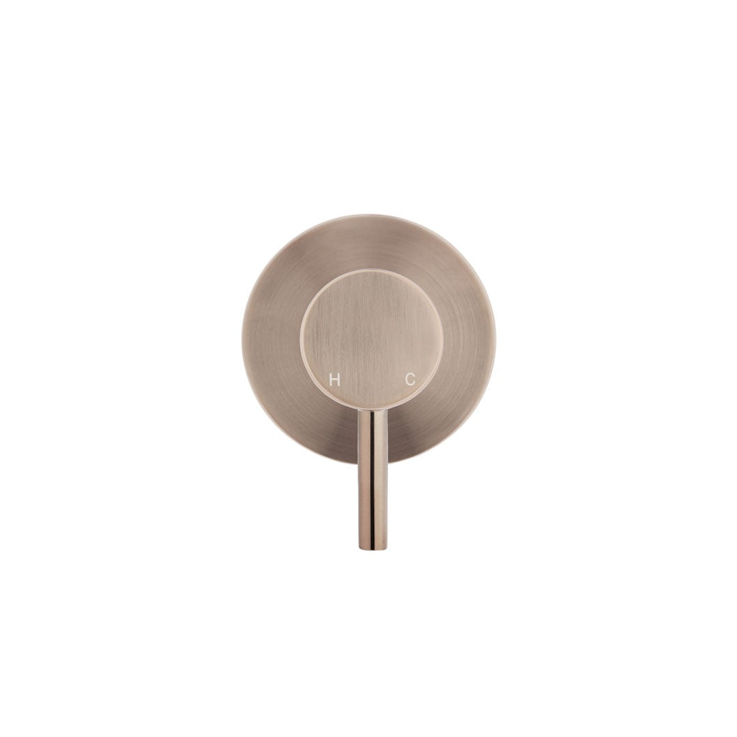 Round Wall Mixer Short Pin-lever Finish Kit - Champagne
