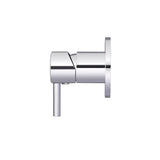 Round Wall Mixer Short Pin-lever Finish Kit - Polished Chrome