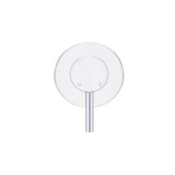 Round Wall Mixer Short Pin-lever Finish Kit - Polished Chrome