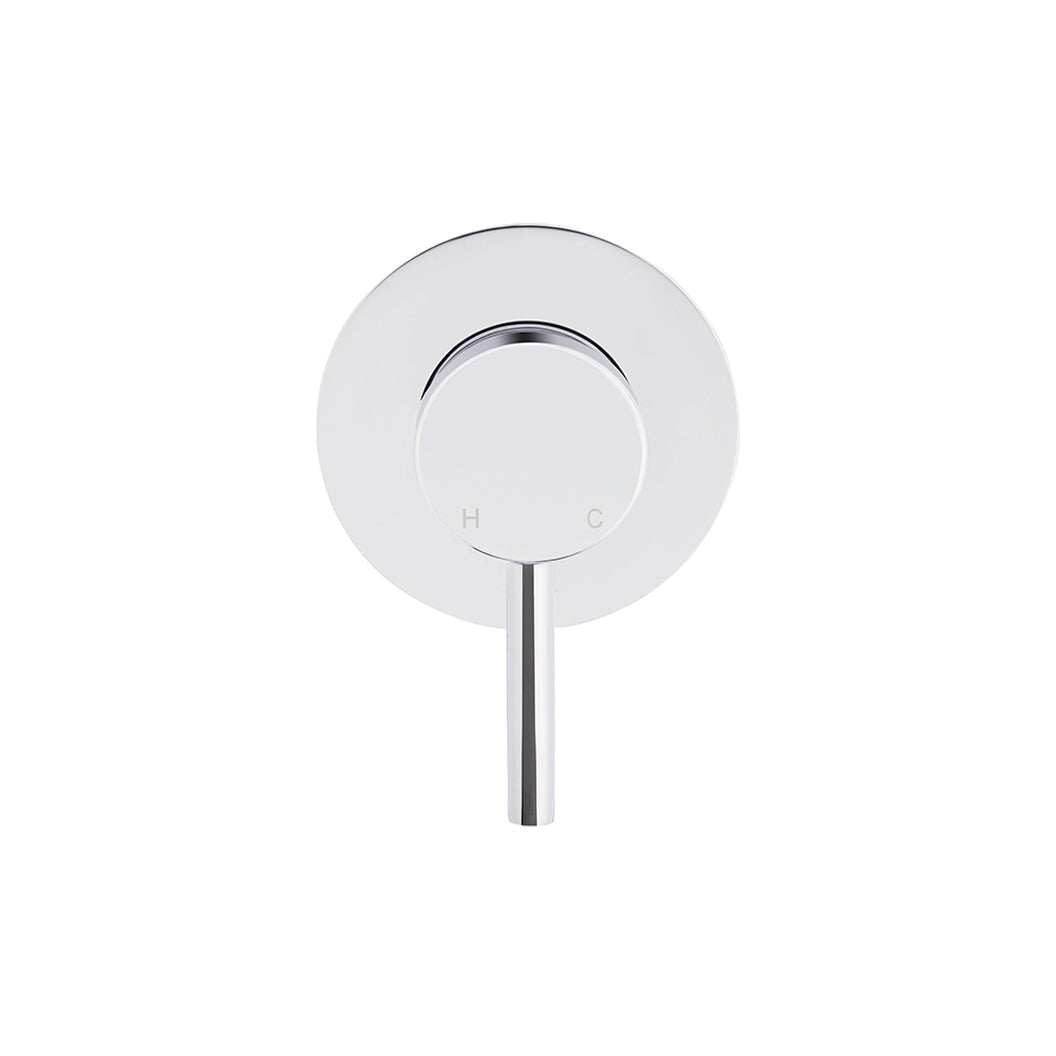 Round Wall Mixer Short Pin-lever Finish Kit - Polished Chrome