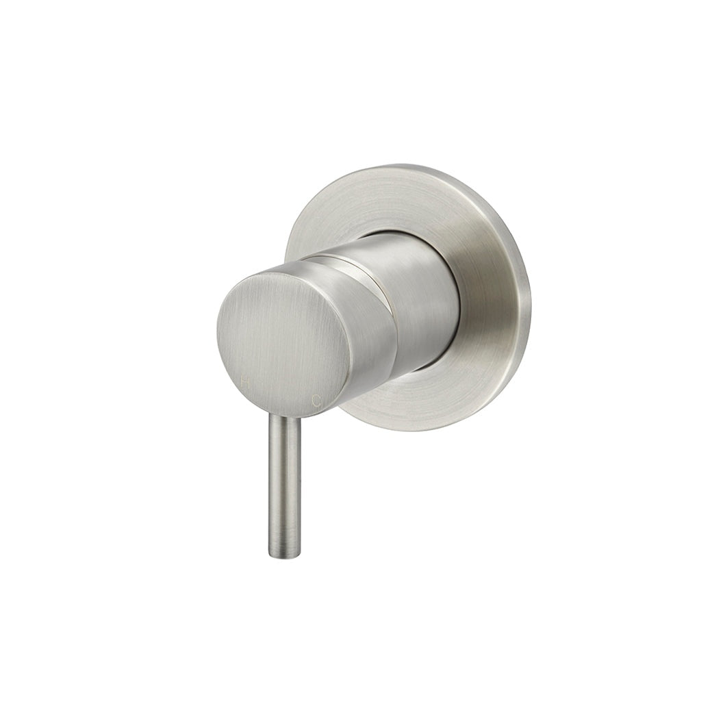 Round Wall Mixer Short Pin-lever Finish Kit - Brushed Nickel
