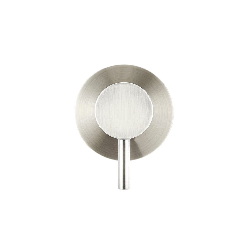 Round Wall Mixer Short Pin-lever Finish Kit - Brushed Nickel