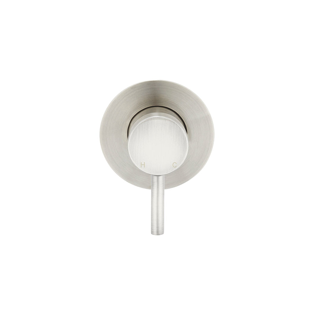 Round Wall Mixer Short Pin-lever Finish Kit - Brushed Nickel
