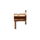 Round Wall Mixer Short Pin-lever Finish Kit - Lustre Bronze