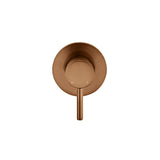 Round Wall Mixer Short Pin-lever Finish Kit - Lustre Bronze