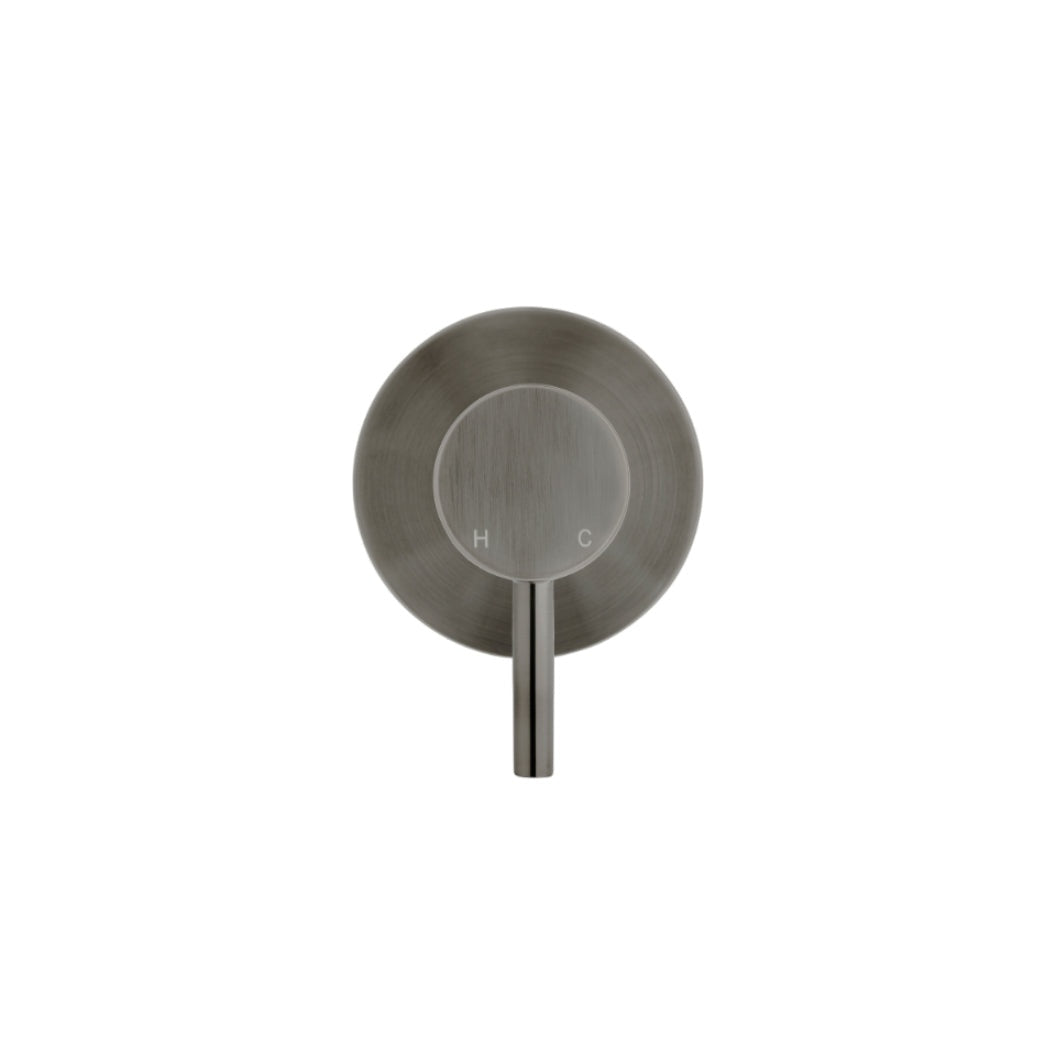 Round Wall Mixer Short Pin-lever Finish Kit - Shadow
