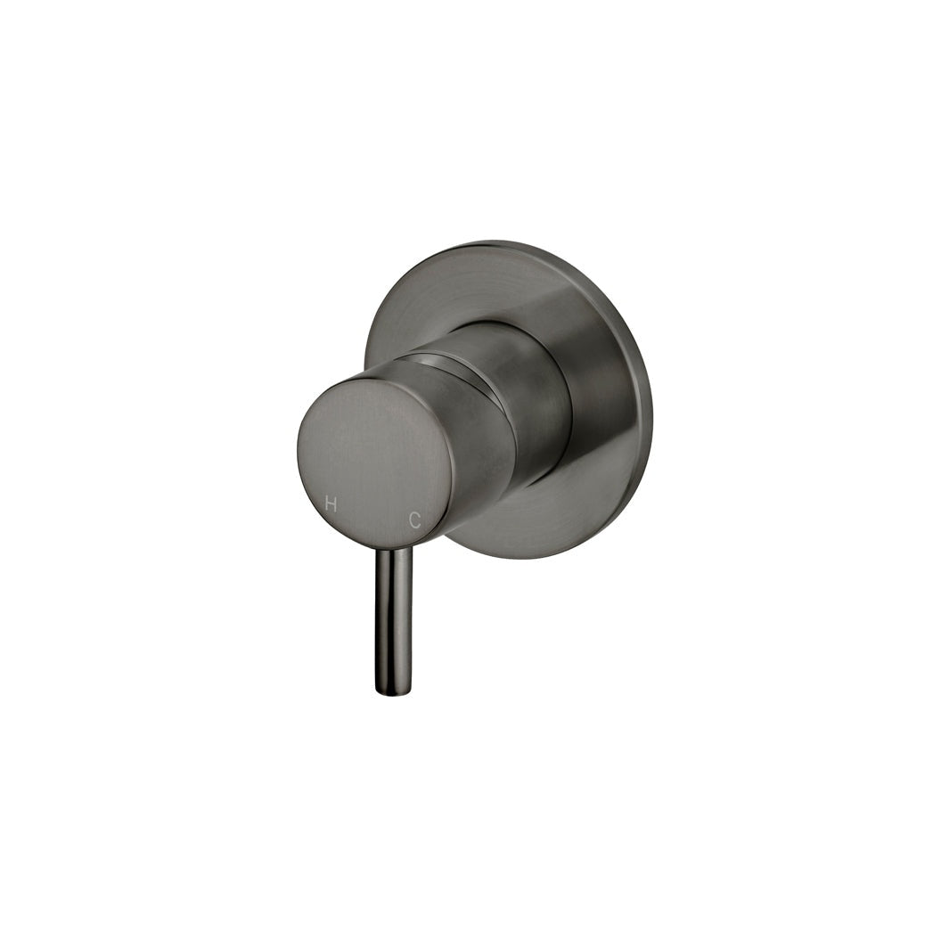 Round Wall Mixer Short Pin-lever Finish Kit - Shadow