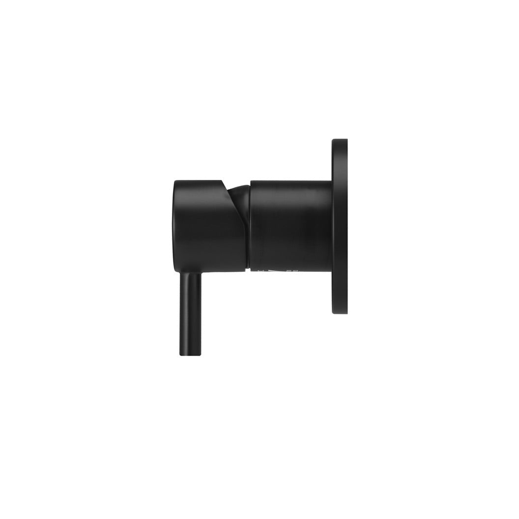 Round Wall Mixer Short Pin-lever Finish Kit - angled product view