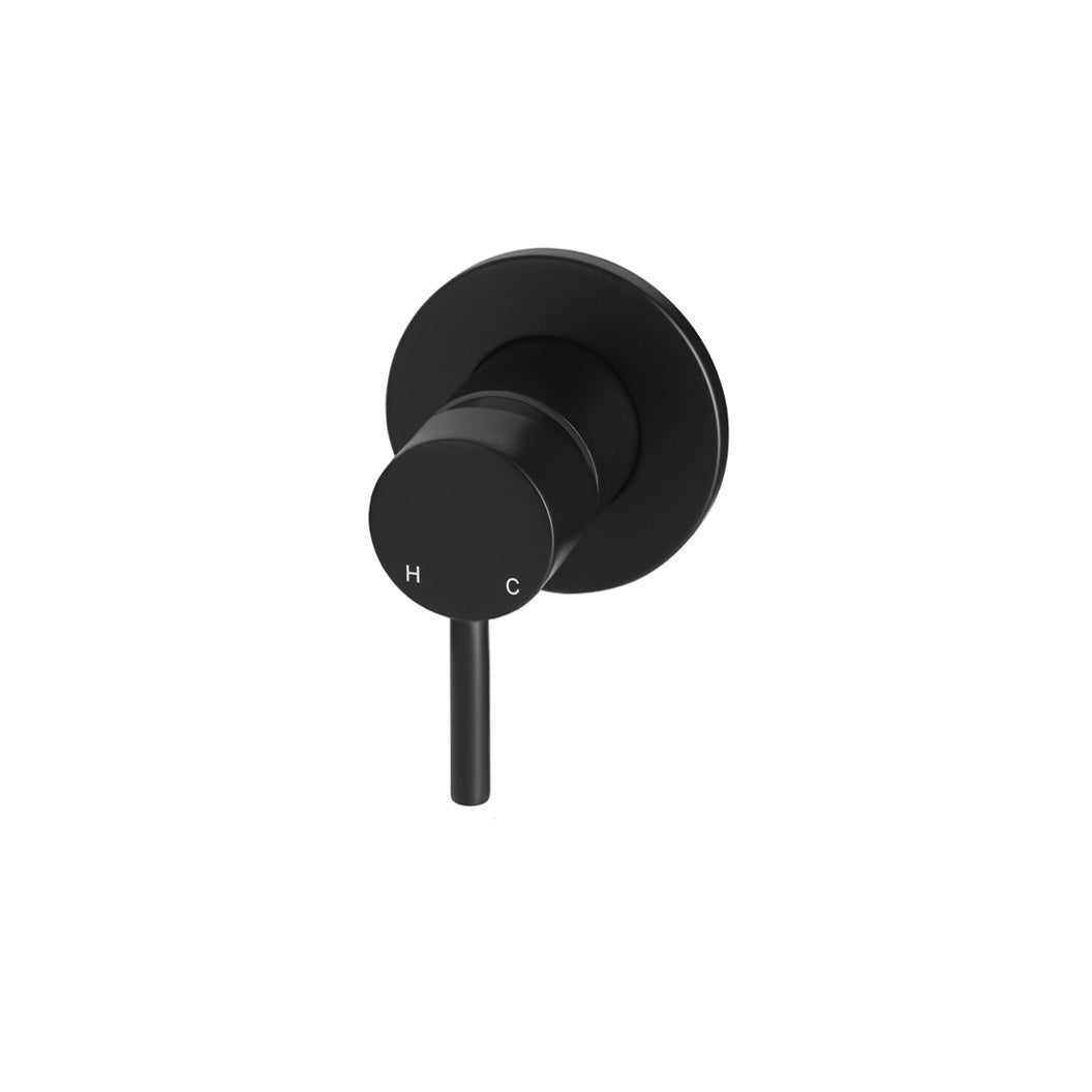 Round Wall Mixer Short Pin-lever Finish Kit - side profile view