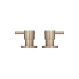 Round Quarter Turn Wall Top Assemblies - Champagne