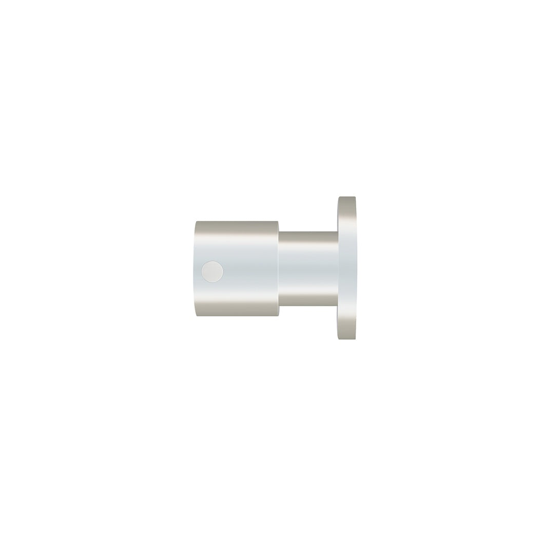 Round Quarter Turn Wall Top Assemblies - Brushed Nickel