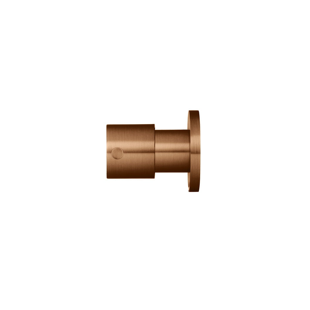 Round Quarter Turn Wall Top Assemblies - Lustre Bronze