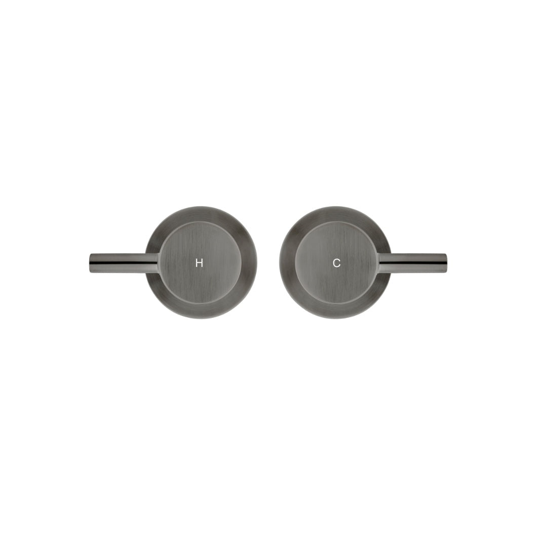 Round Quarter Turn Wall Top Assemblies - Shadow