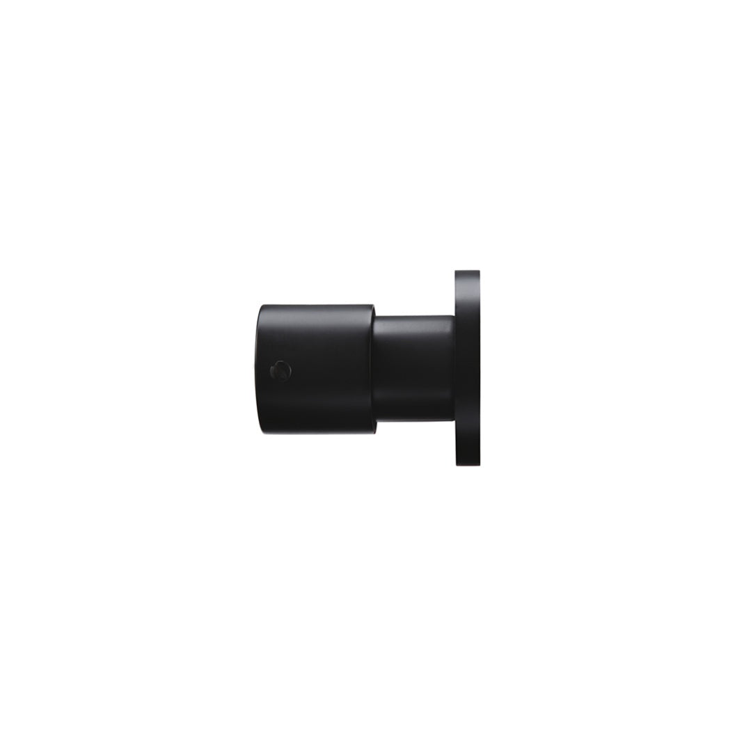 Round Quarter Turn Wall Top Assemblies - Matte Black