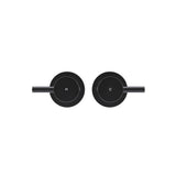 Round Quarter Turn Wall Top Assemblies - Matte Black