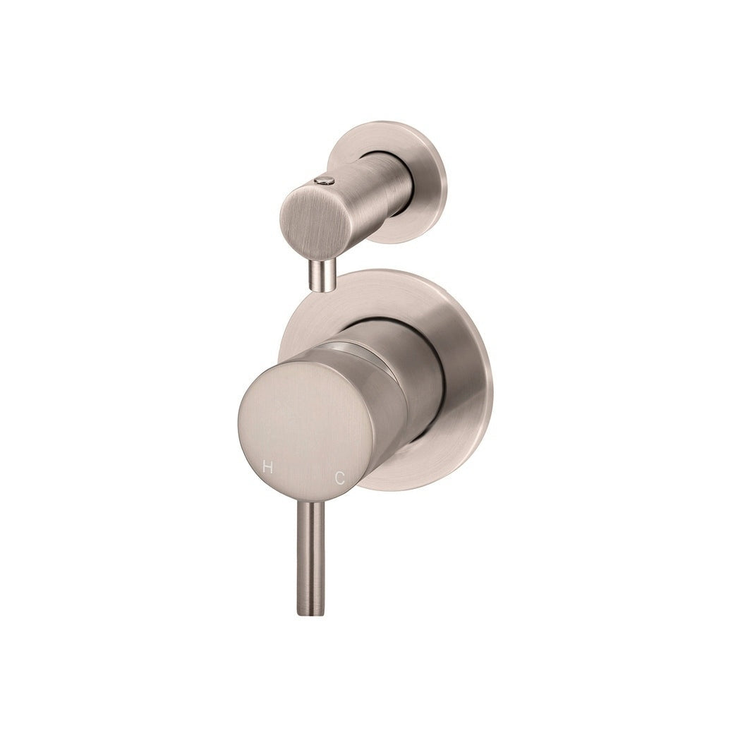 Round Diverter Mixer Finish Kit - Champagne