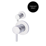 Round Diverter Mixer Finish Kit - rear mounting detail