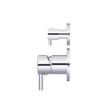 Round Diverter Mixer Finish Kit - Polished Chrome