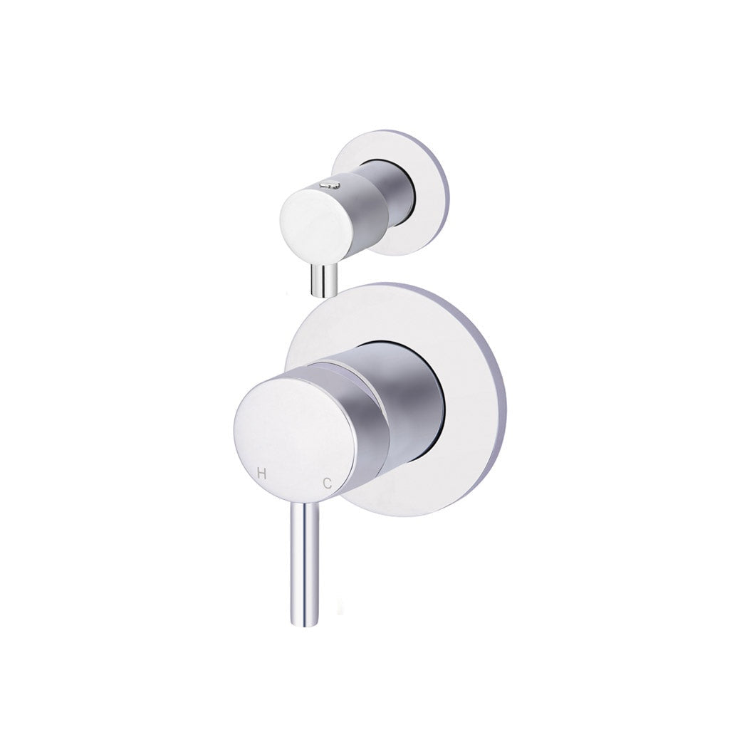 Round Diverter Mixer Finish Kit - Polished Chrome