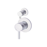 Round Diverter Mixer Finish Kit - Polished Chrome