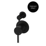 Round Diverter Mixer Finish Kit - front view, bathroom fixture
