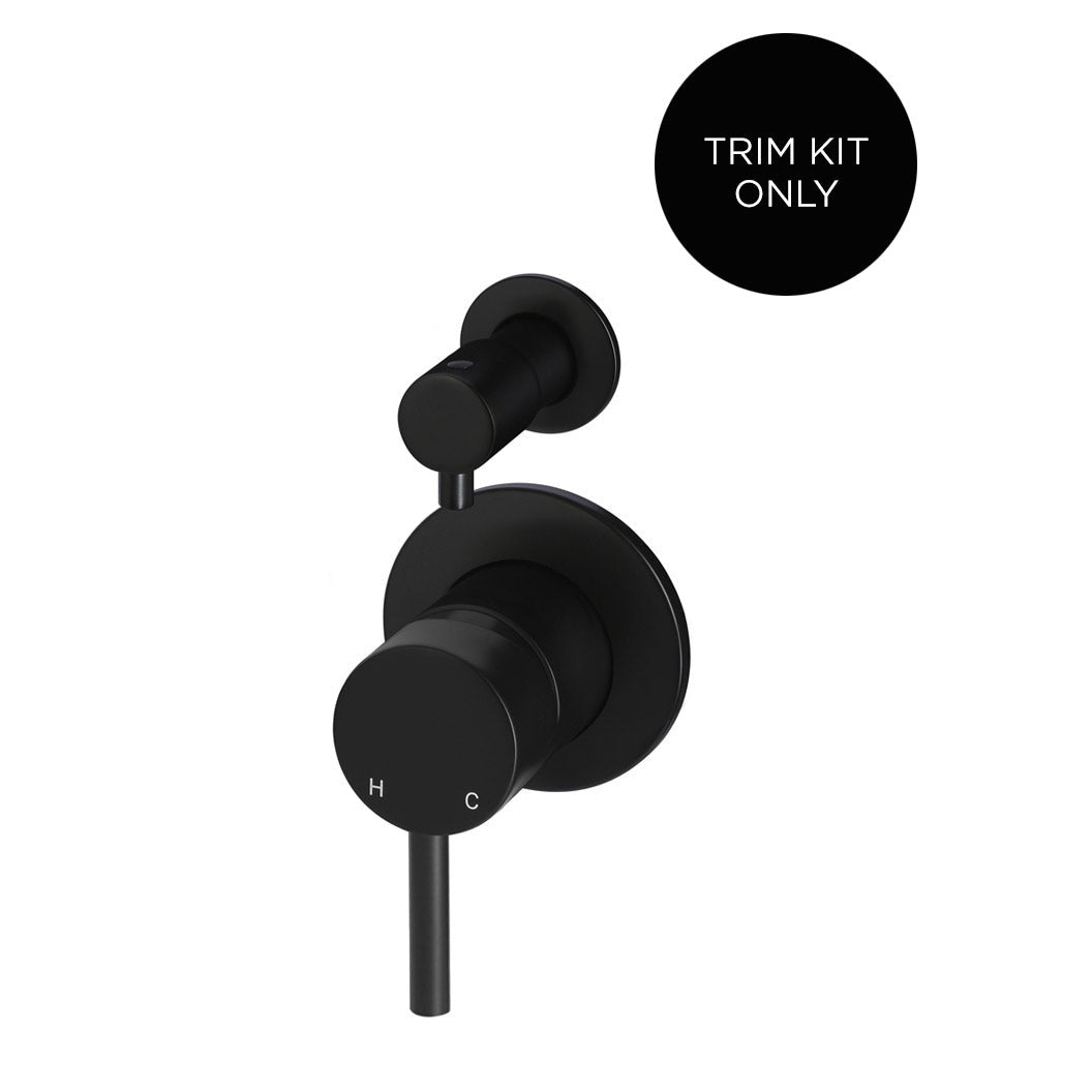 Round Diverter Mixer Finish Kit - front view, bathroom fixture