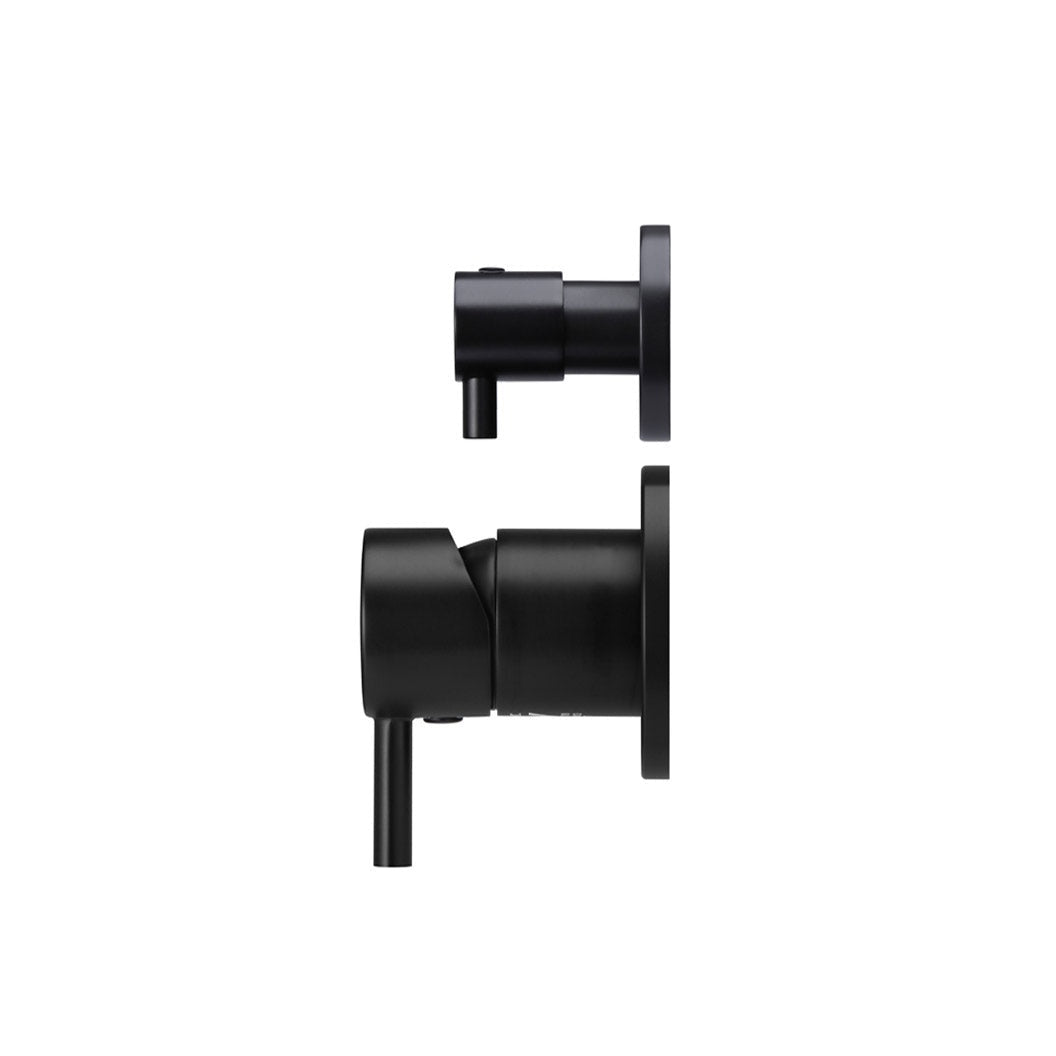 Round Diverter Mixer Finish Kit - Matte Black