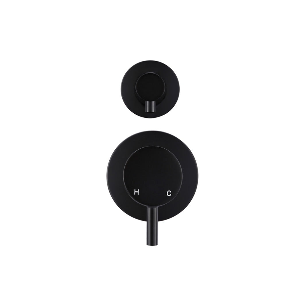 Round Diverter Mixer Finish Kit - Matte Black