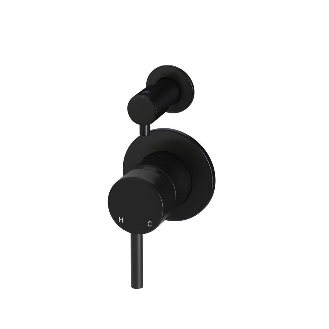 Round Diverter Mixer Finish Kit - Matte Black