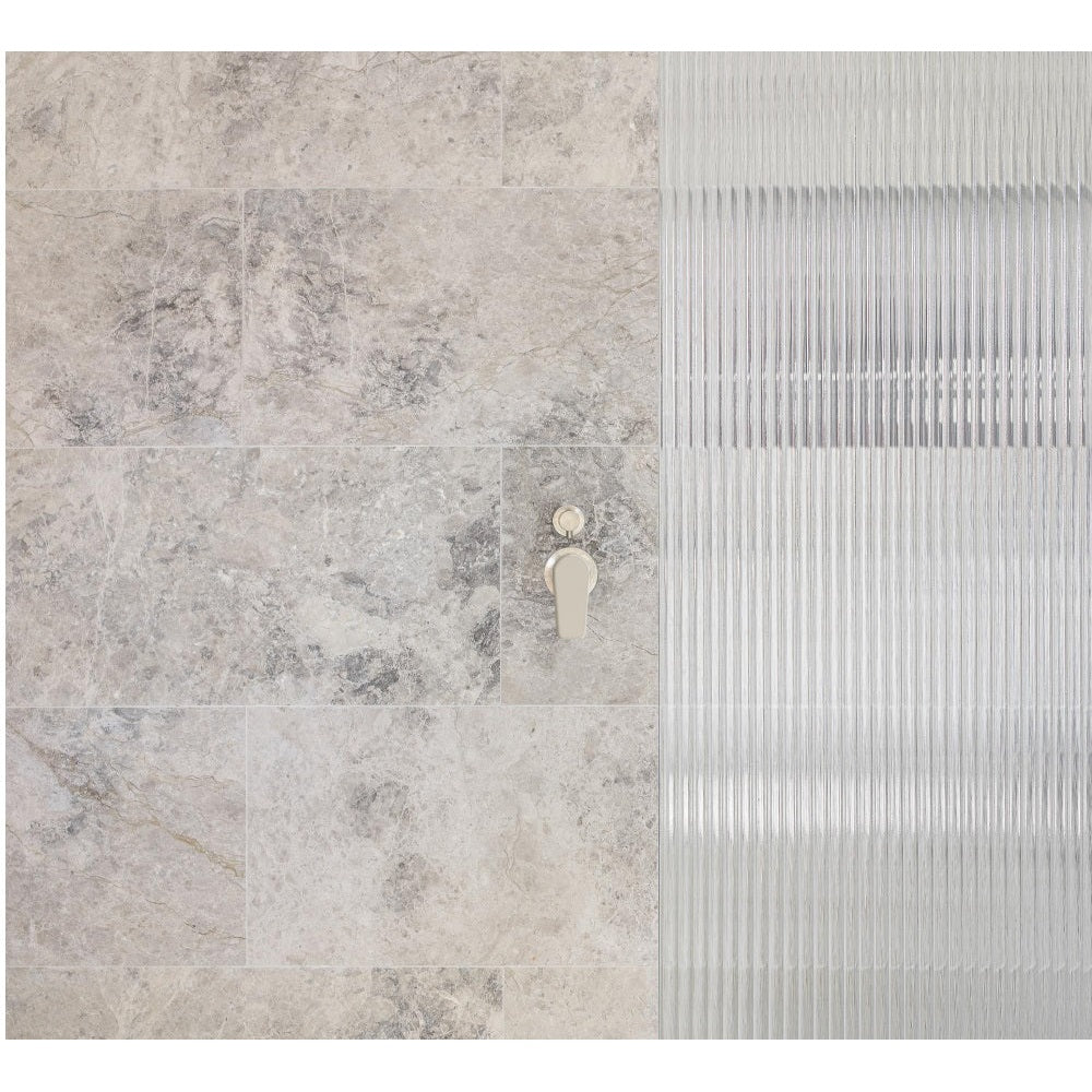 Round Diverter Mixer Paddle Handle Finish Kit - Brushed Nickel