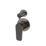Round Diverter Mixer Paddle Handle Finish Kit - Shadow