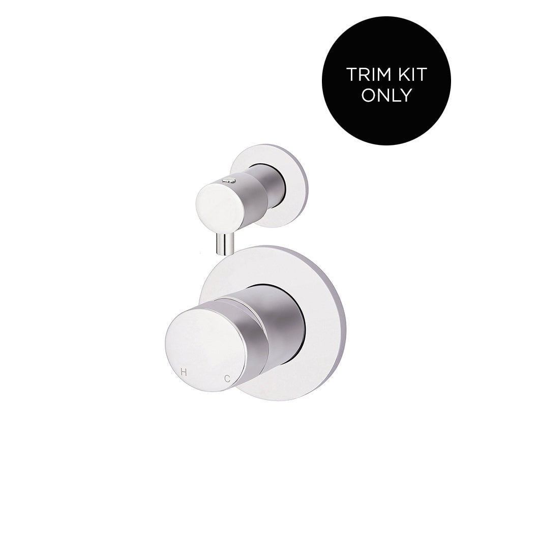 Round Diverter Mixer Pinless Handle Finish Kit