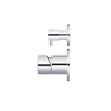 Round Diverter Mixer Pinless Handle Finish Kit - Polished Chrome