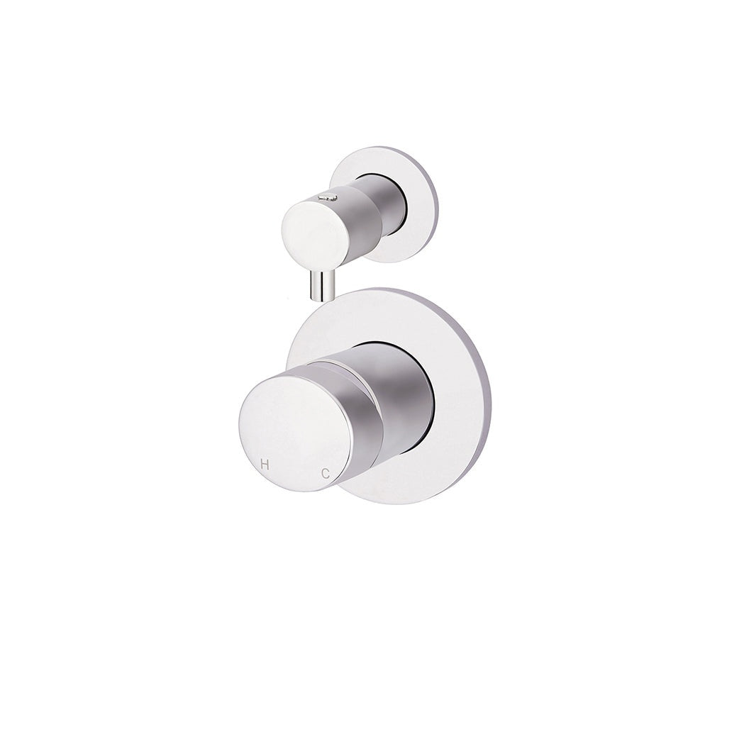 Round Diverter Mixer Pinless Handle Finish Kit - Polished Chrome