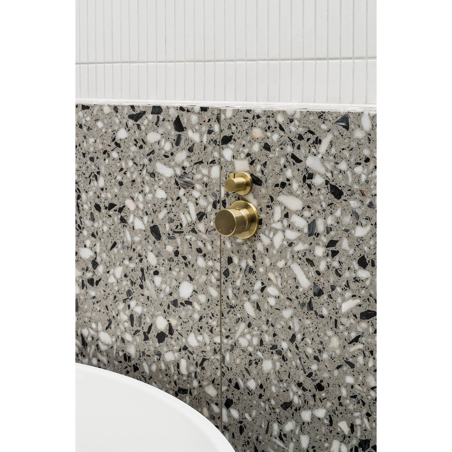 Round Diverter Mixer Pinless Handle Finish Kit - Tiger Bronze