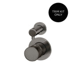 Round Diverter Mixer Pinless Handle Finish Kit