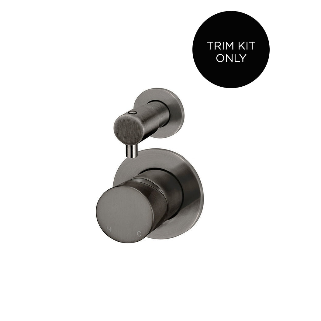 Round Diverter Mixer Pinless Handle Finish Kit