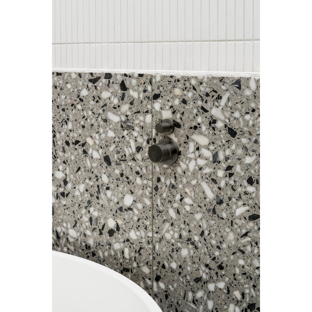 Round Diverter Mixer Pinless Handle Finish Kit - Shadow