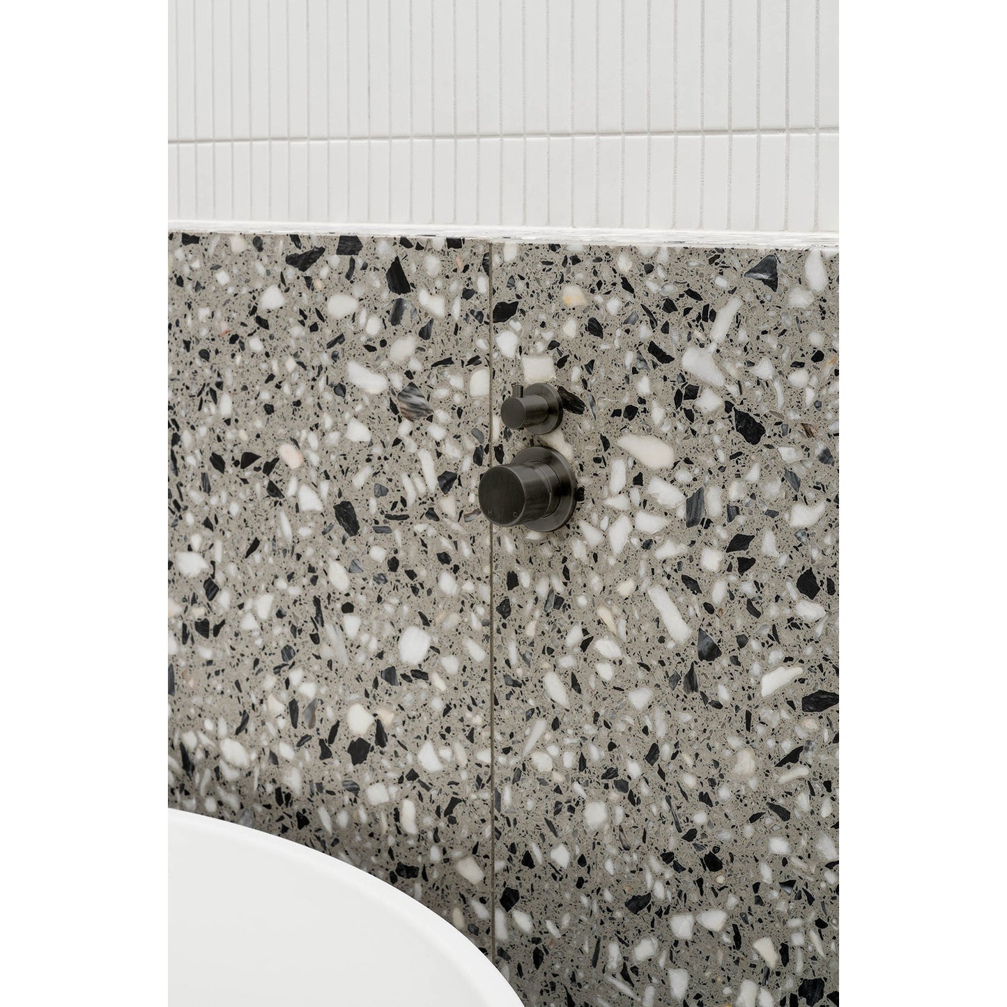 Round Diverter Mixer Pinless Handle Finish Kit - Shadow