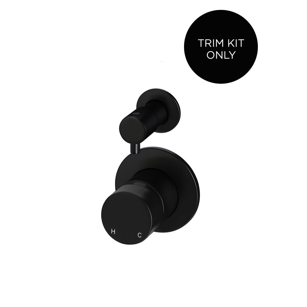 Round Diverter Mixer Pinless Handle Finish Kit