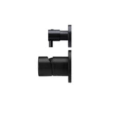 Round Diverter Mixer Pinless Handle Finish Kit - Matte Black