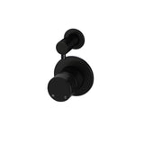 Round Diverter Mixer Pinless Handle Finish Kit - Matte Black
