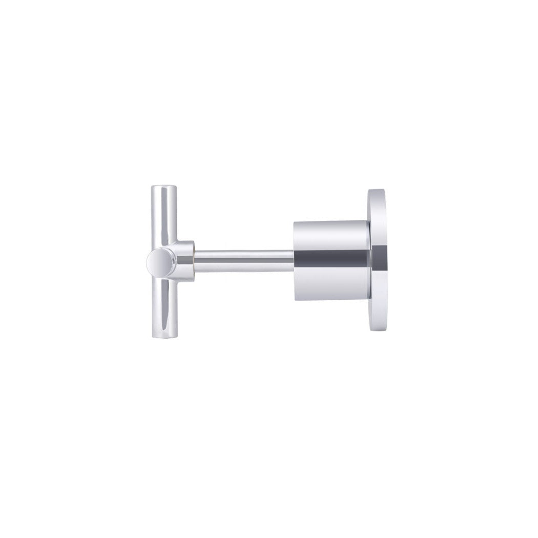 Cross Handle Jumper Valve Wall Top Assemblies - Polished Chrome