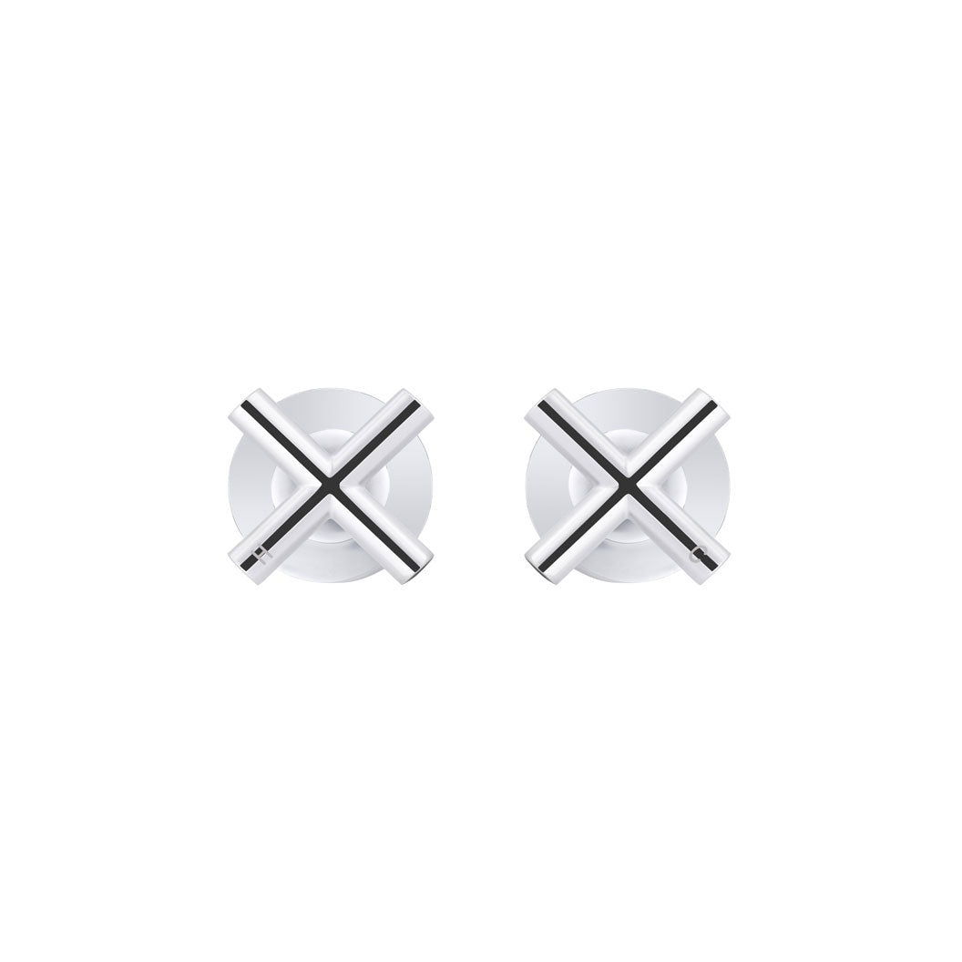 Cross Handle Jumper Valve Wall Top Assemblies - Polished Chrome