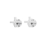 Cross Handle Jumper Valve Wall Top Assemblies - Polished Chrome